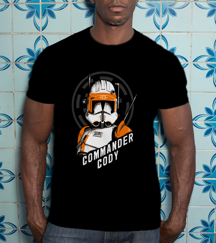 Commander Cody The Clone Wars Helmet Emblem T-Shirt