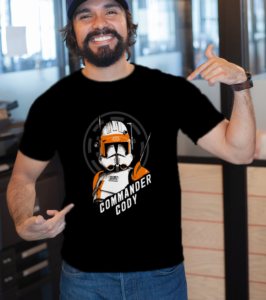 Commander Cody The Clone Wars Helmet Emblem T-Shirt
