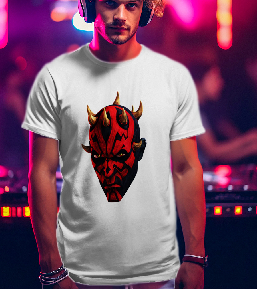 Star Wars The Clone Wars Darth Maul Character Face T-Shirt