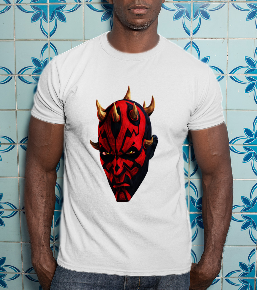 Star Wars The Clone Wars Darth Maul Character Face T-Shirt