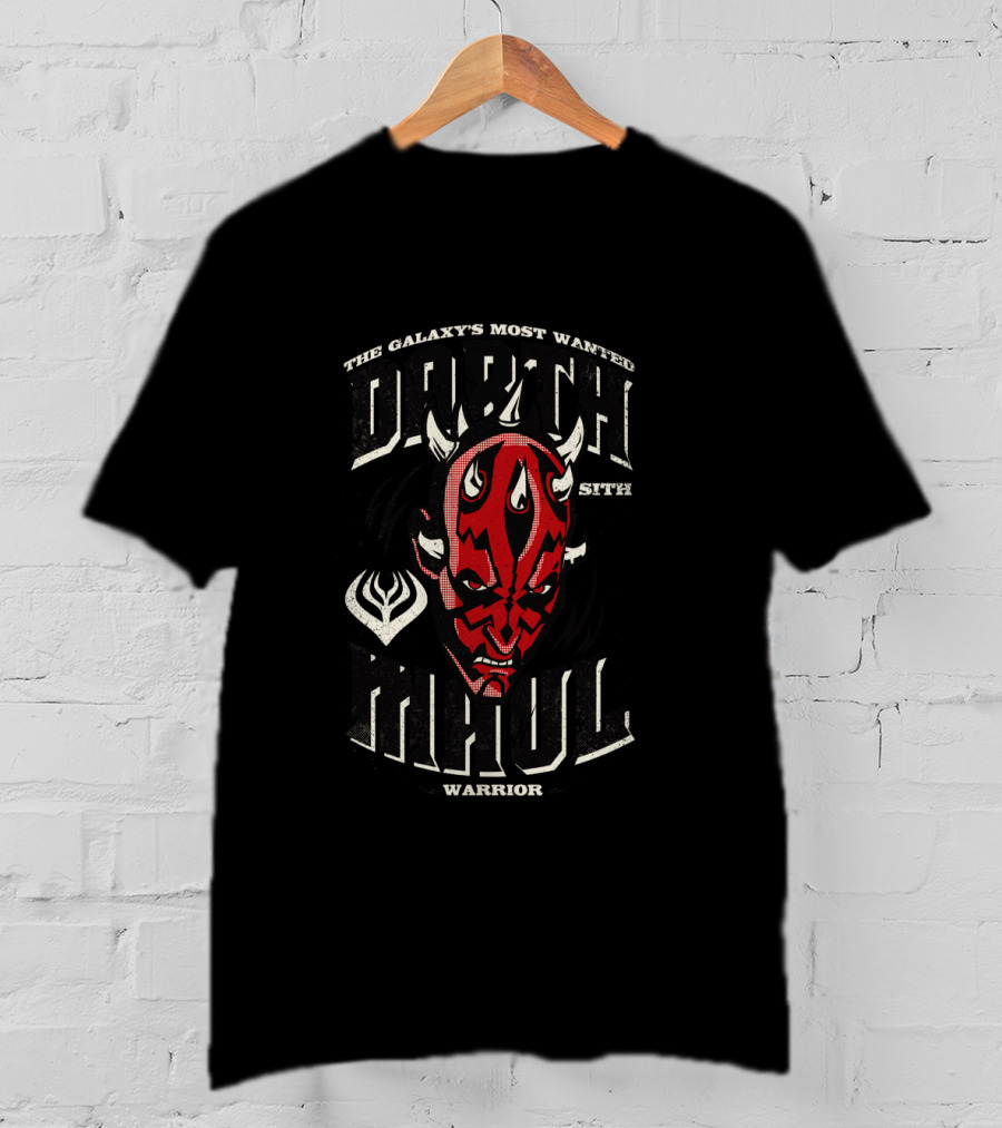 The Galaxy's Most Wanted Sith Darth Maul Warrior T-Shirt