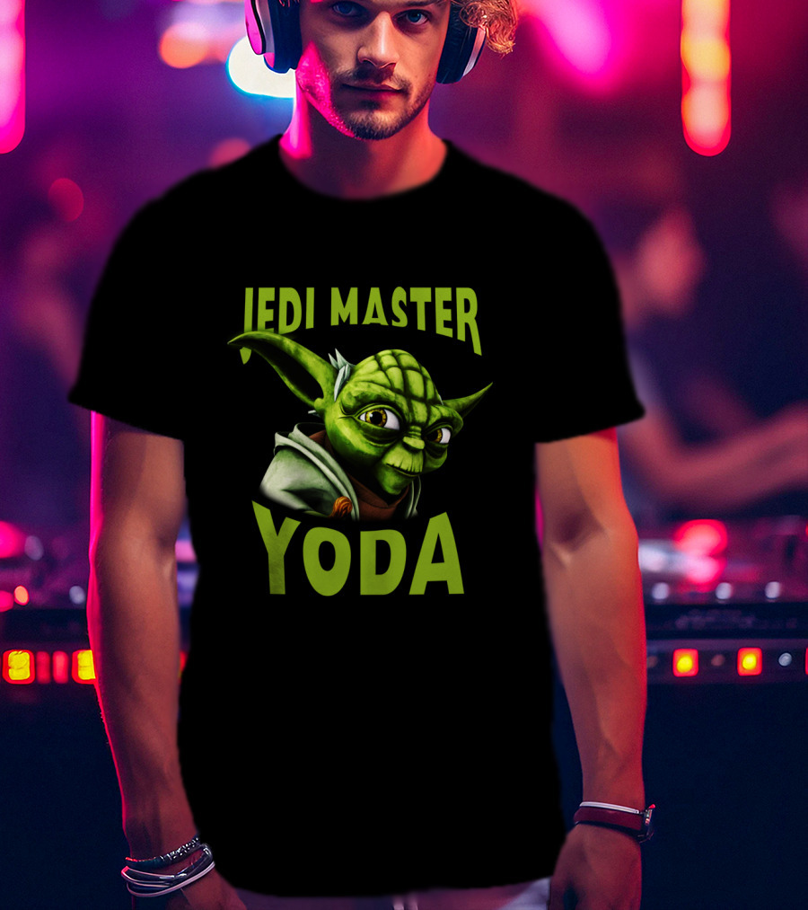 Jedi Master Yoda Big Face The Clone Wars T-Shirt