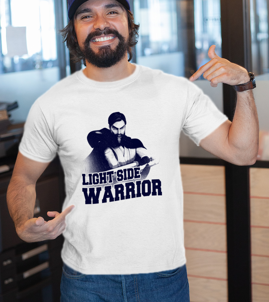 The Clone Wars Obi Wan Kenobi Light Side Warrior T-Shirt