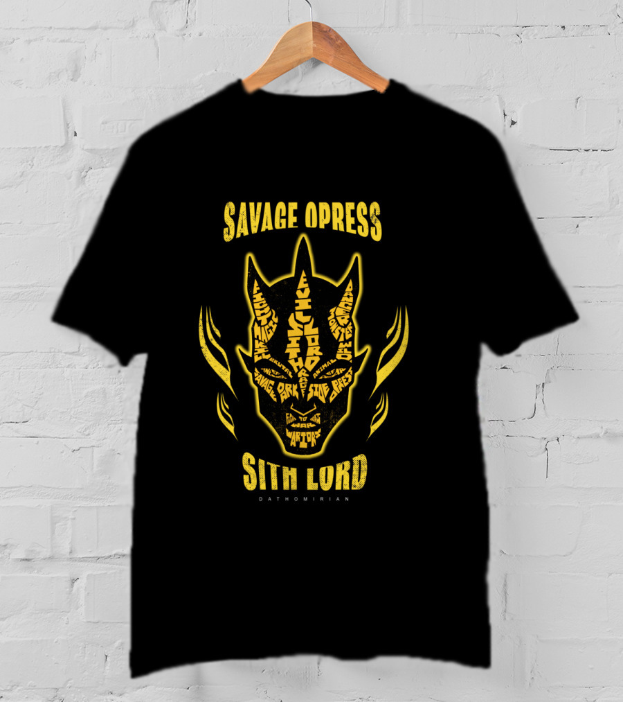 Savage Opress Sith Lord Dathomirian The Clone Wars Face Mask T-Shirt