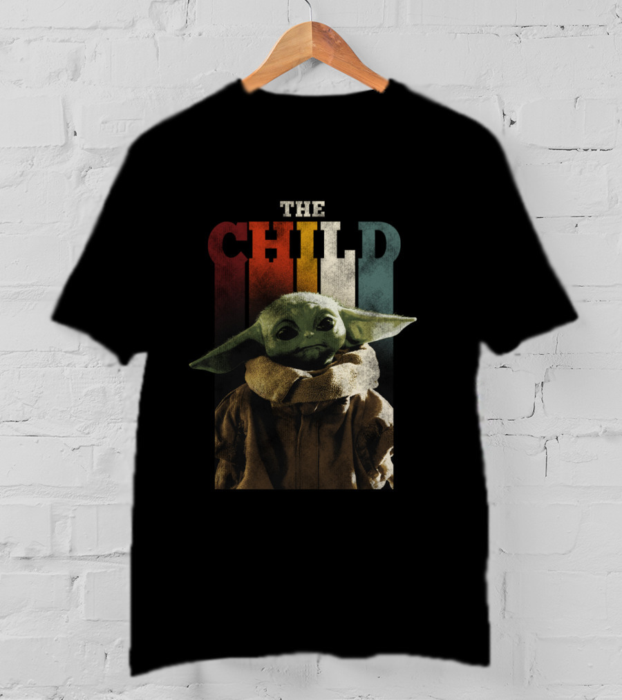 The Mandalorian The Child Retro Colorful T-Shirt