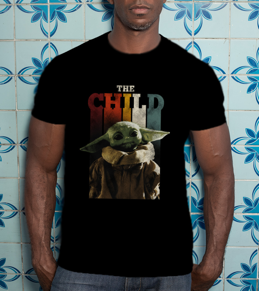 The Mandalorian The Child Retro Colorful T-Shirt