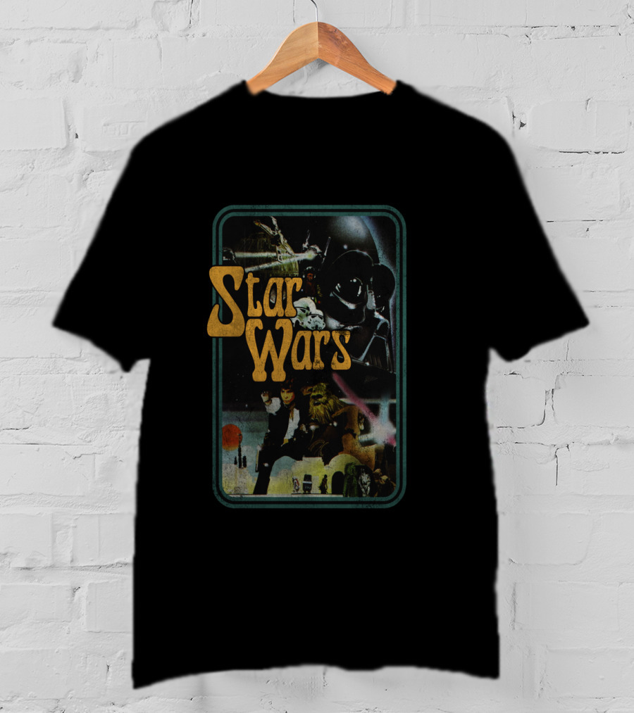 Star Wars Vintage Style Group Iconic Movie T-Shirt
