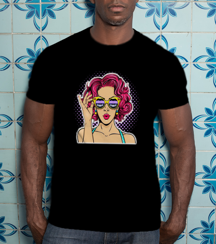 SN Shades Pop Art Retro Vibes T-Shirt
