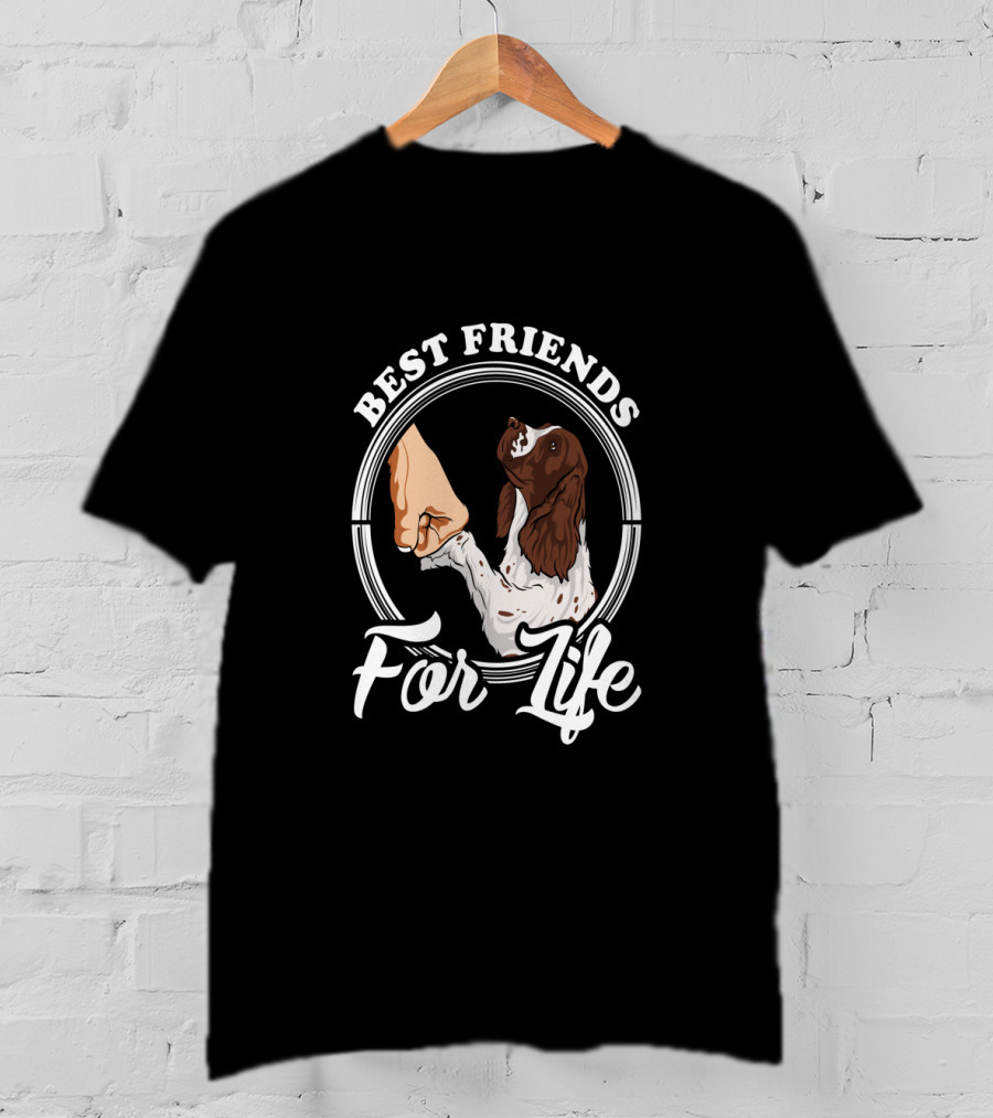 Best Friends For Life English Springer Spaniel T-Shirt