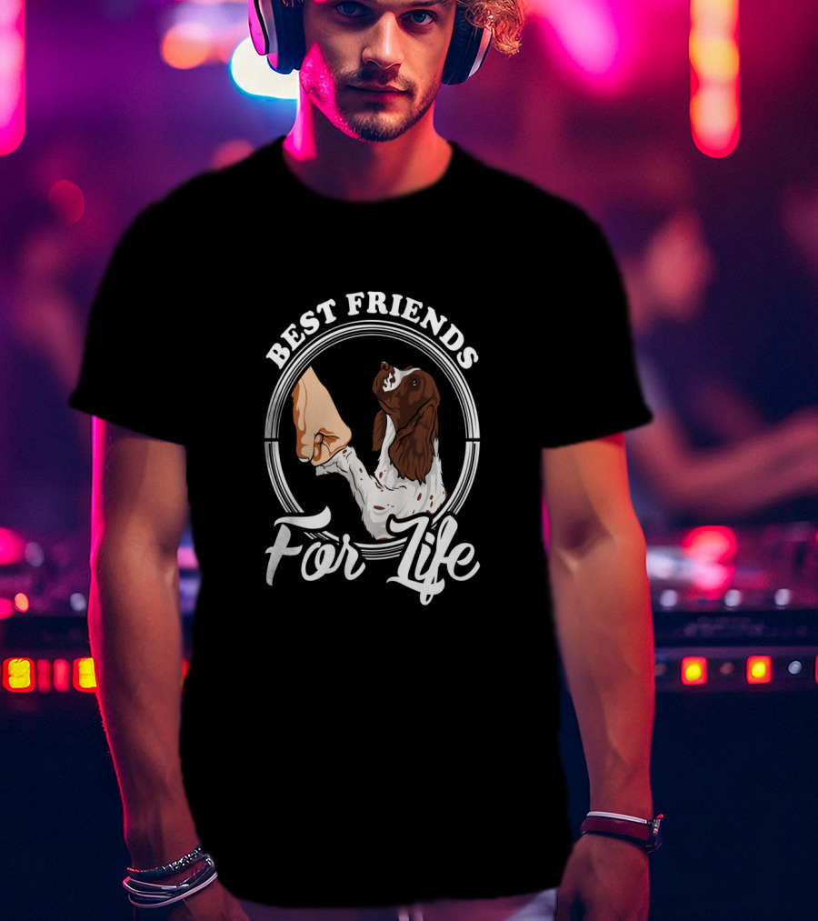 Best Friends For Life English Springer Spaniel T-Shirt