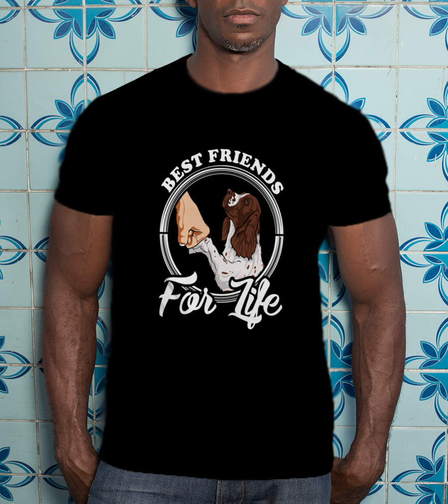 Best Friends For Life English Springer Spaniel T-Shirt