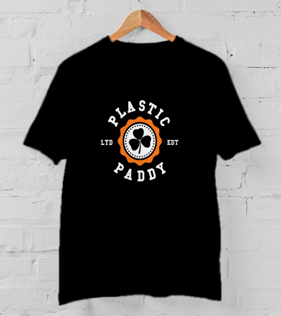 Plastic Paddy Ltd Edt Shamrock Funny St Patricks Day Irish Fans T-Shirt