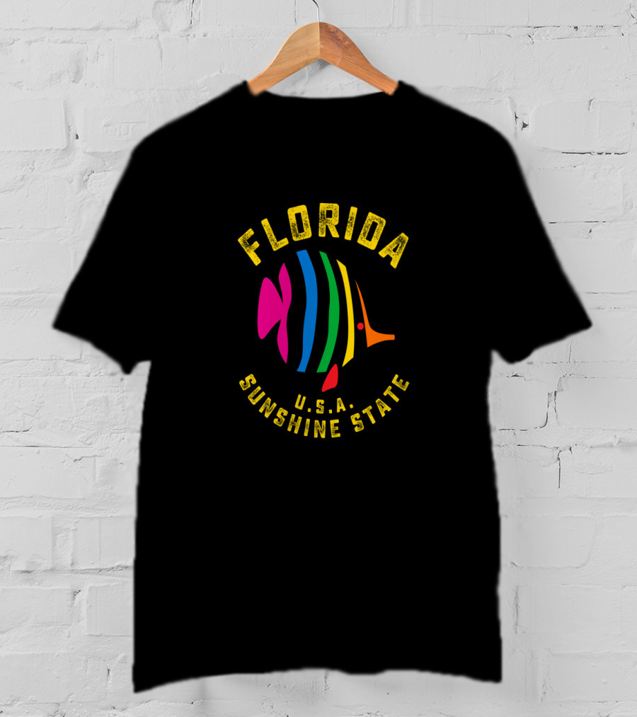 Florida U.S.A. Sunshine State Fish T-Shirt