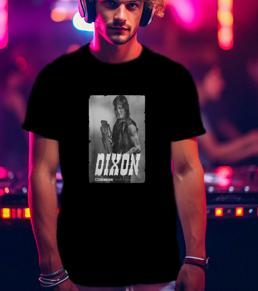 The Walking Dead Dixon AMC Silver Edition T-Shirt