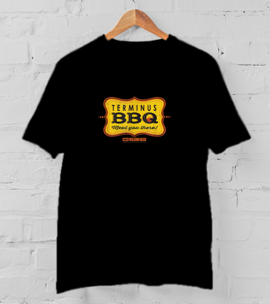 Terminus BBQ Meat You There Walking Dead AMC T-Shirt