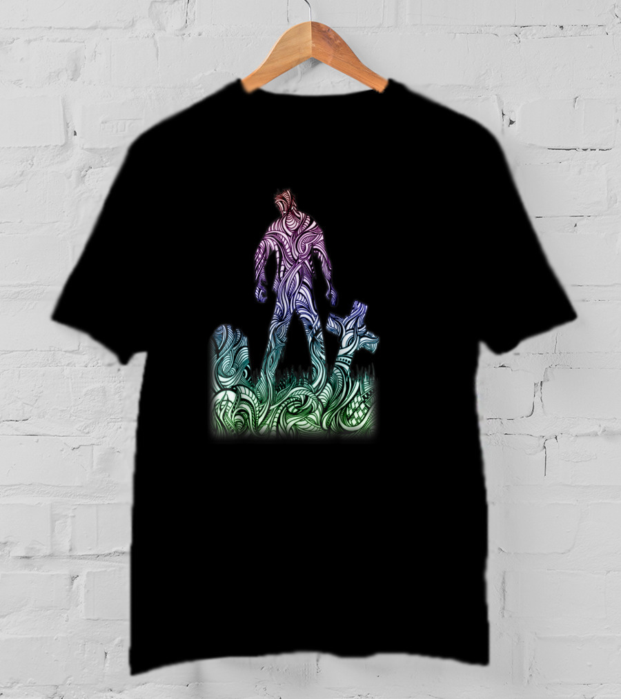 Zen Dead Walking Scary Zombie Grave T-Shirt