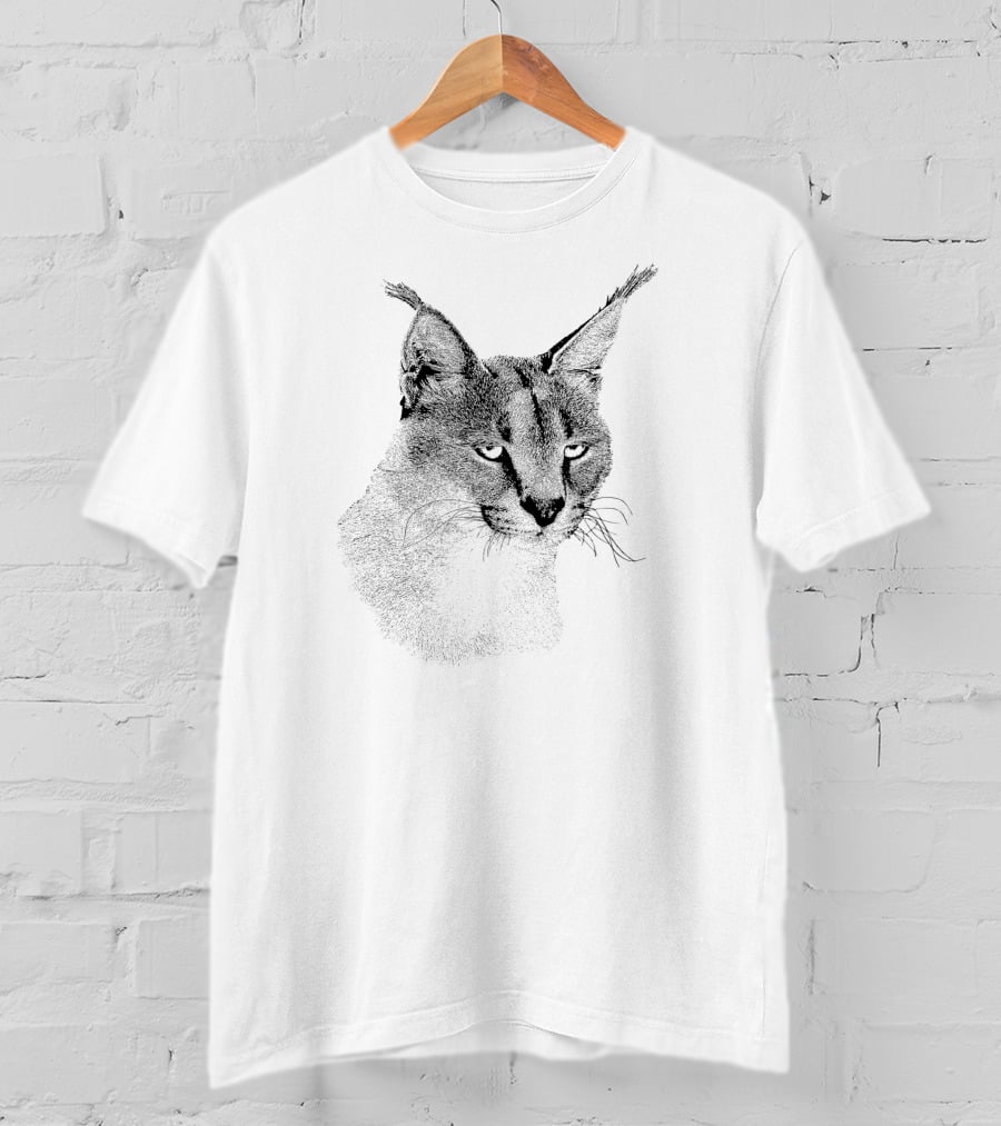 Caracal Wild Cat For Cat Lovers Wild Caracal Cat T-Shirt