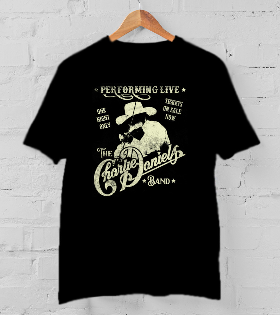 The Charlie Daniels Band Performing Live One Night Only Tickets On Sale Now T-Shirt