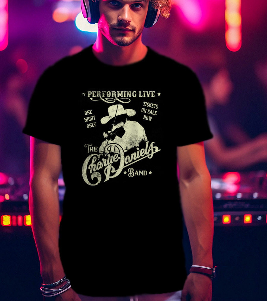 The Charlie Daniels Band Performing Live One Night Only Tickets On Sale Now T-Shirt