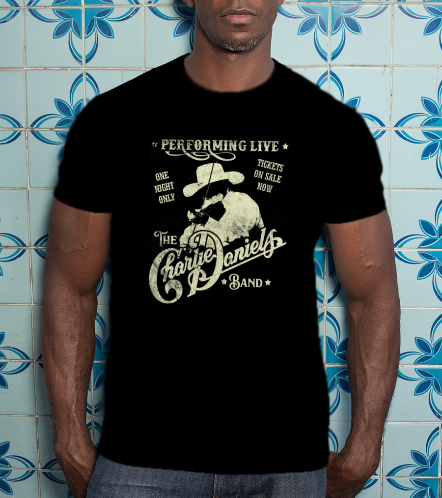 The Charlie Daniels Band Performing Live One Night Only Tickets On Sale Now T-Shirt