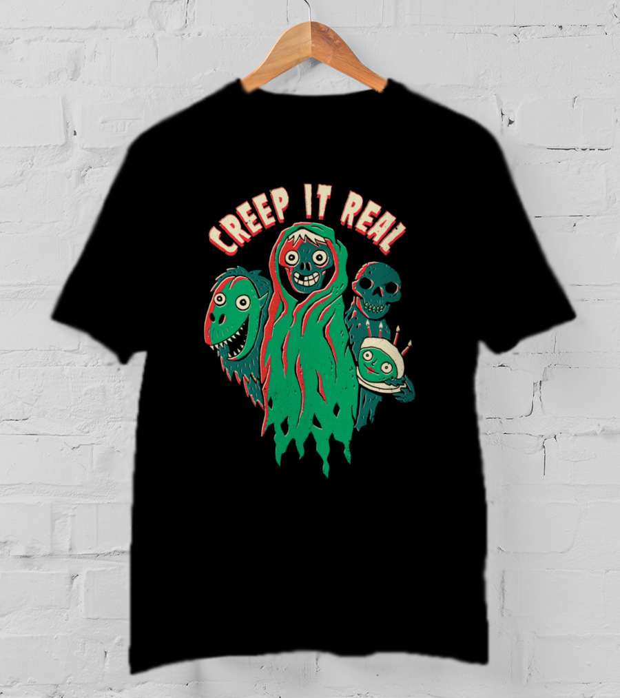 Creepshow Creep It Real Monsters And Halloween Cake T-Shirt
