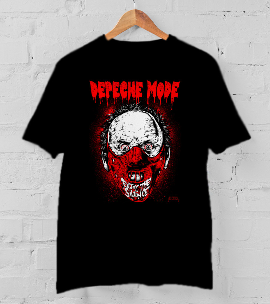 Depeche Mode Enjoy The Silence Horror Mask T-Shirt