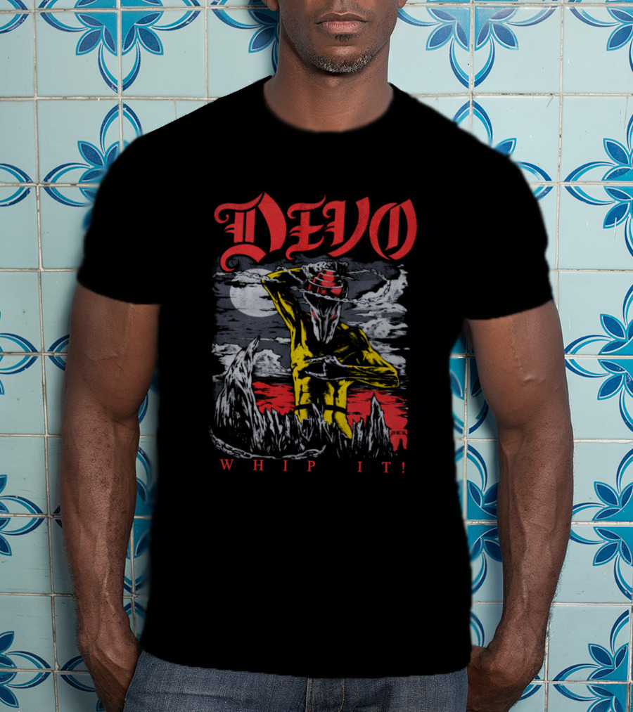 DEVO Whip It Surreal Cowboy T-Shirt
