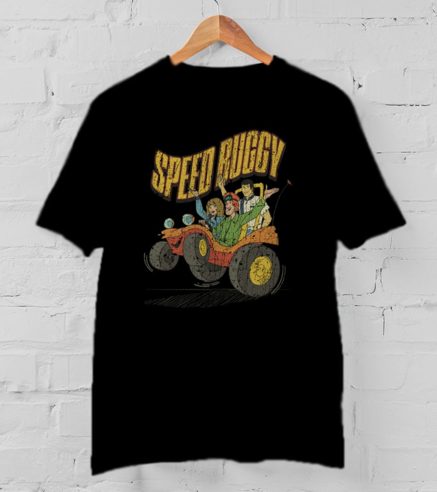 Speed Buggy Adventure With Animated Characters T-Shirt