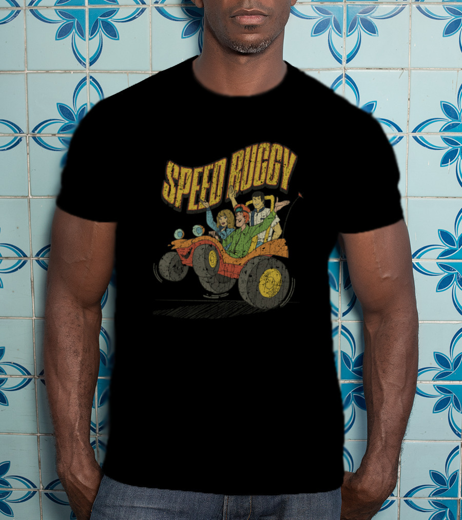Speed Buggy Adventure With Animated Characters T-Shirt