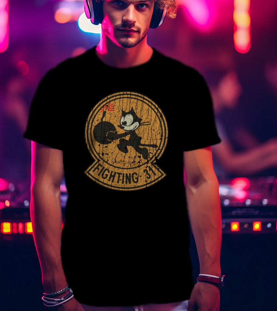 Felix The Cat Fighting 31 Tomcatters T-Shirt