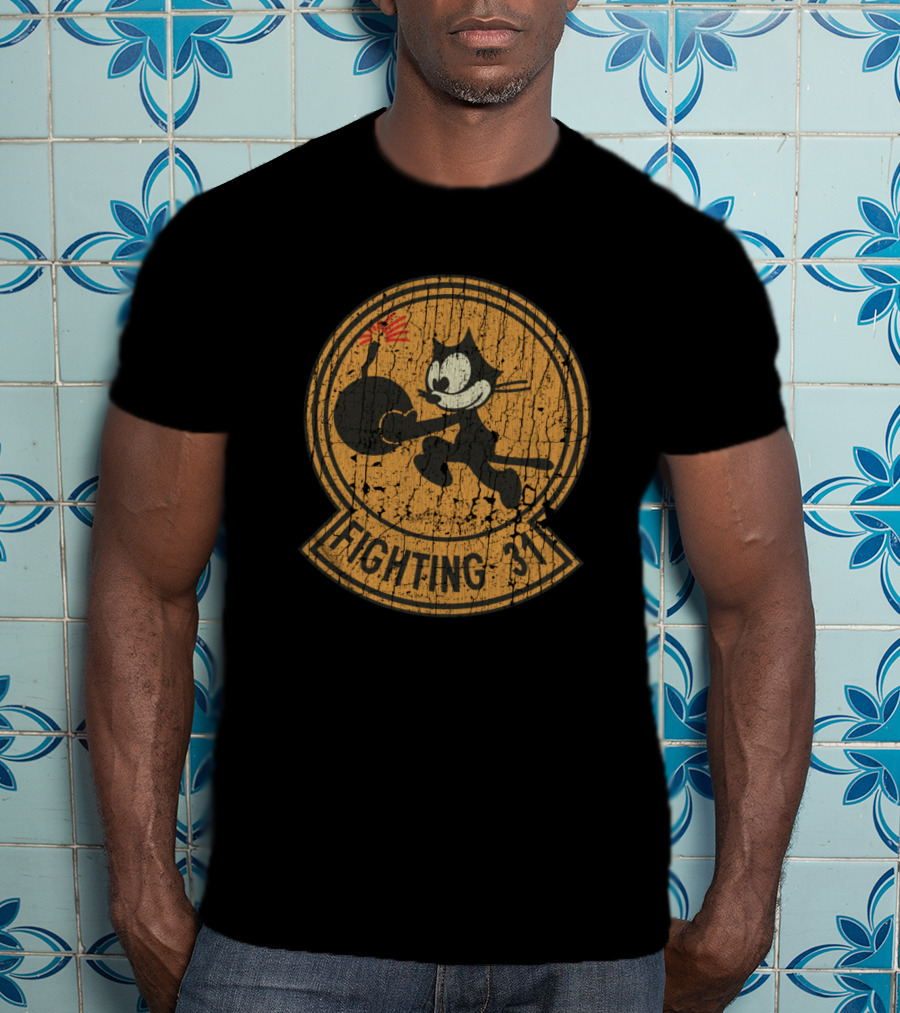 Felix The Cat Fighting 31 Tomcatters T-Shirt