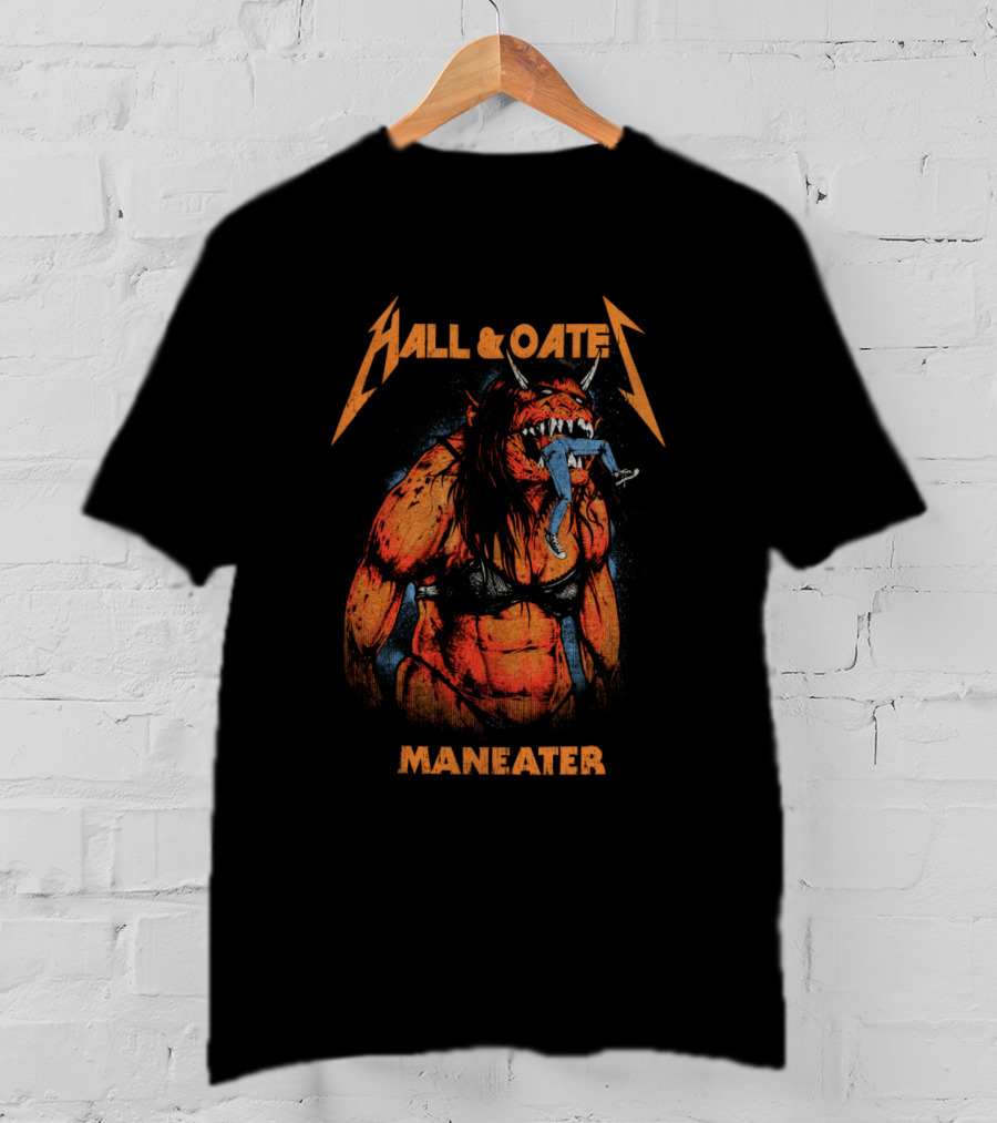 Hall And Oates Maneater Metal Beast T-Shirt