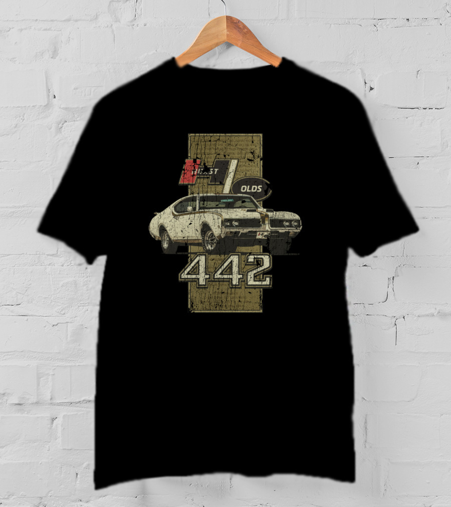 Hurst Olds 442 Muscle Car Vintage 1969 T-Shirt