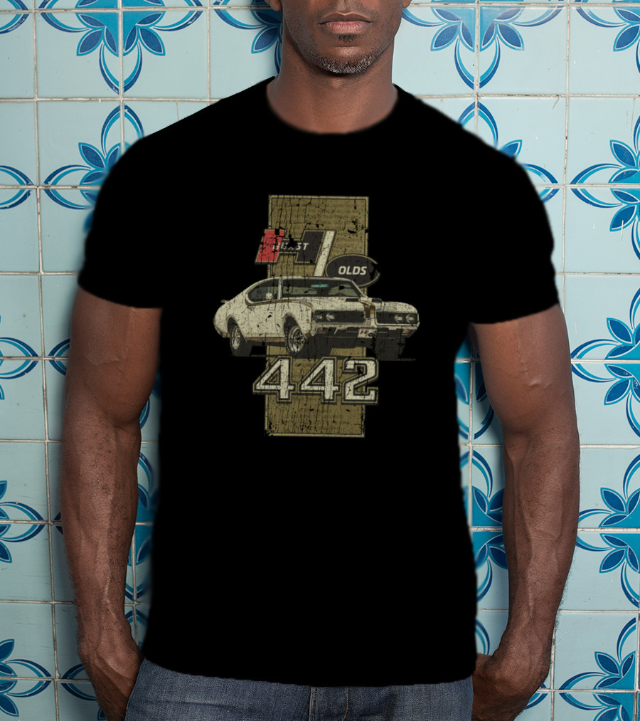 Hurst Olds 442 Muscle Car Vintage 1969 T-Shirt