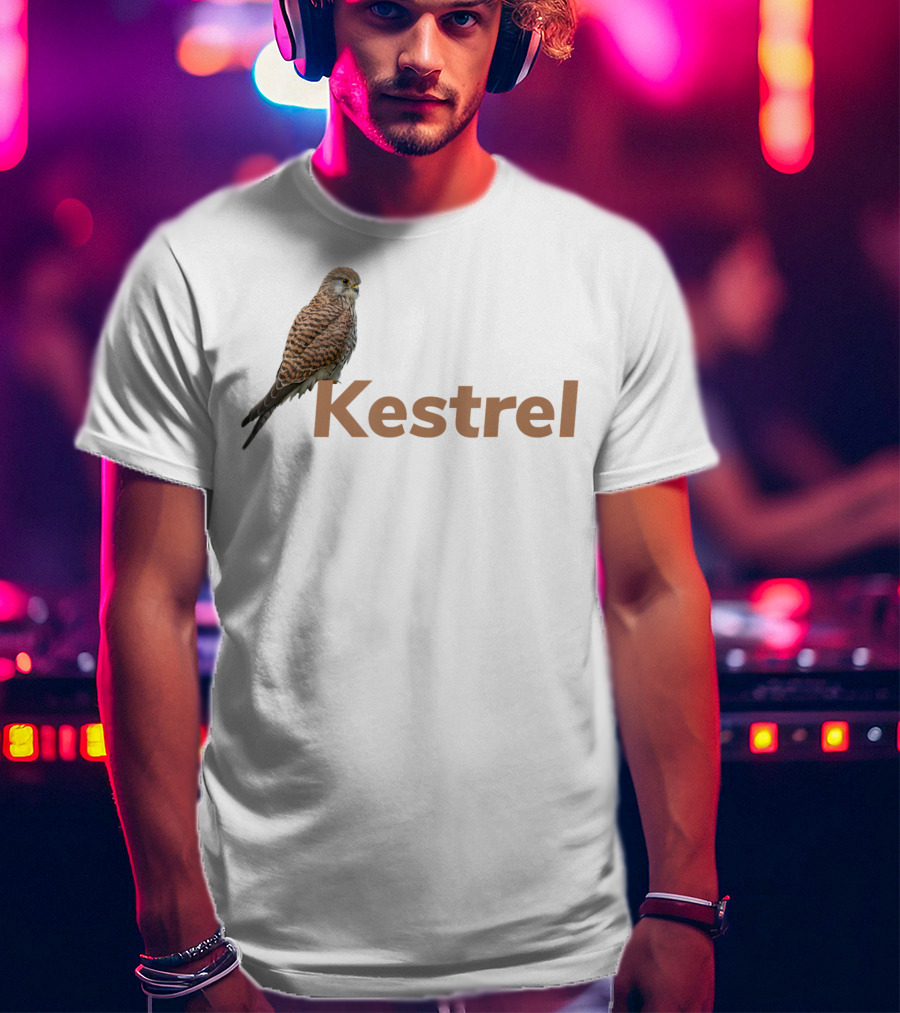 Kestrel Ornithology Falcon Bird Beautiful Falcon Bird T-Shirt