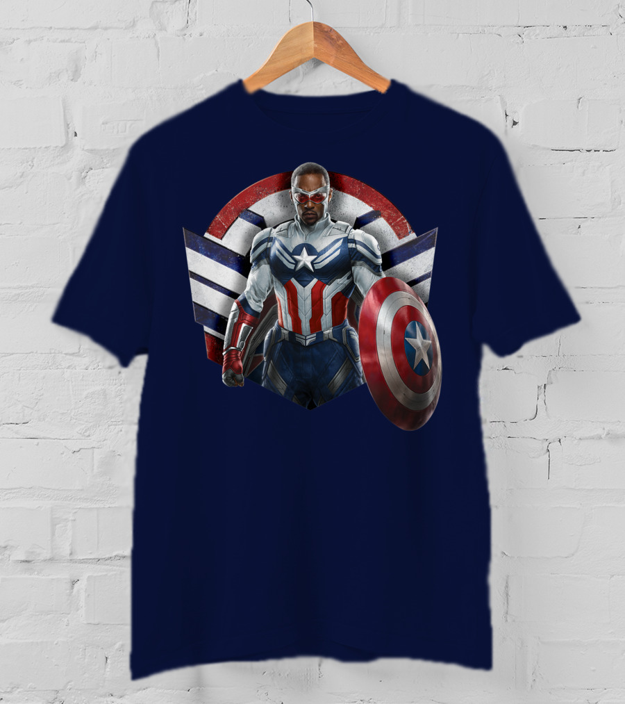 Marvel The Falcon The Winter Soldier Captain America Shield Hero T-Shirt