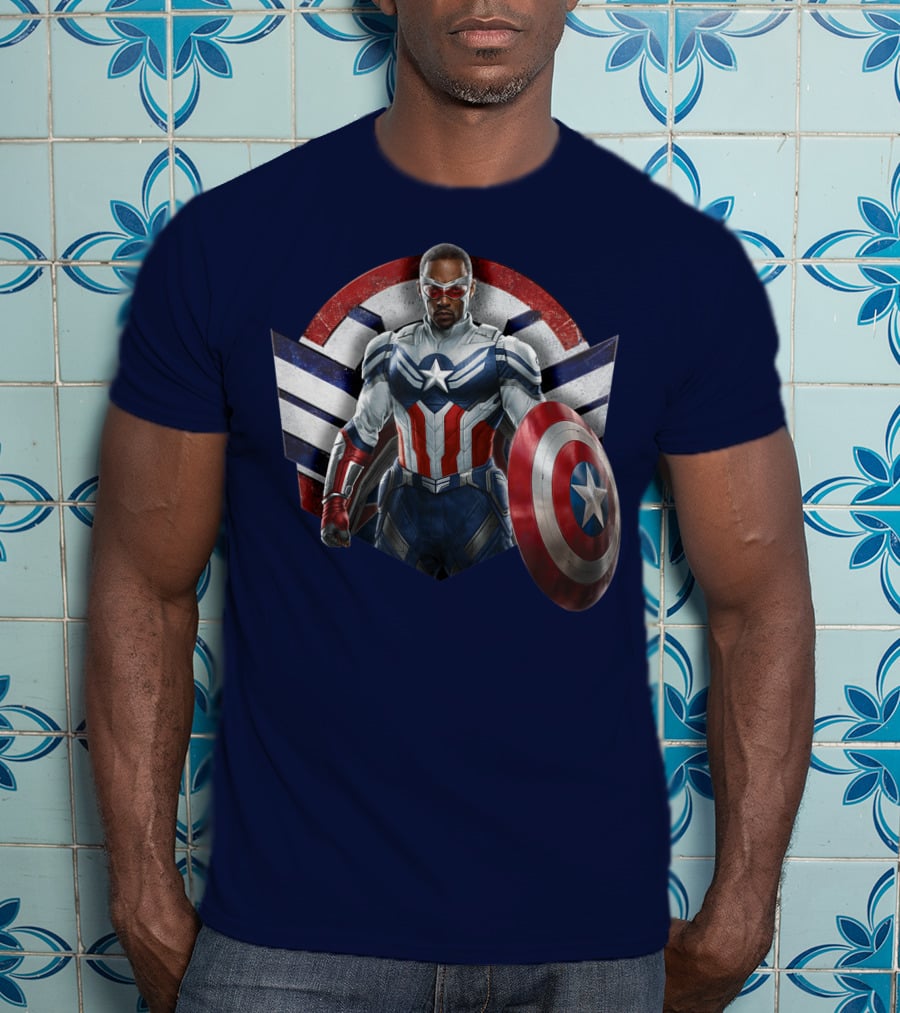 Marvel The Falcon The Winter Soldier Captain America Shield Hero T-Shirt