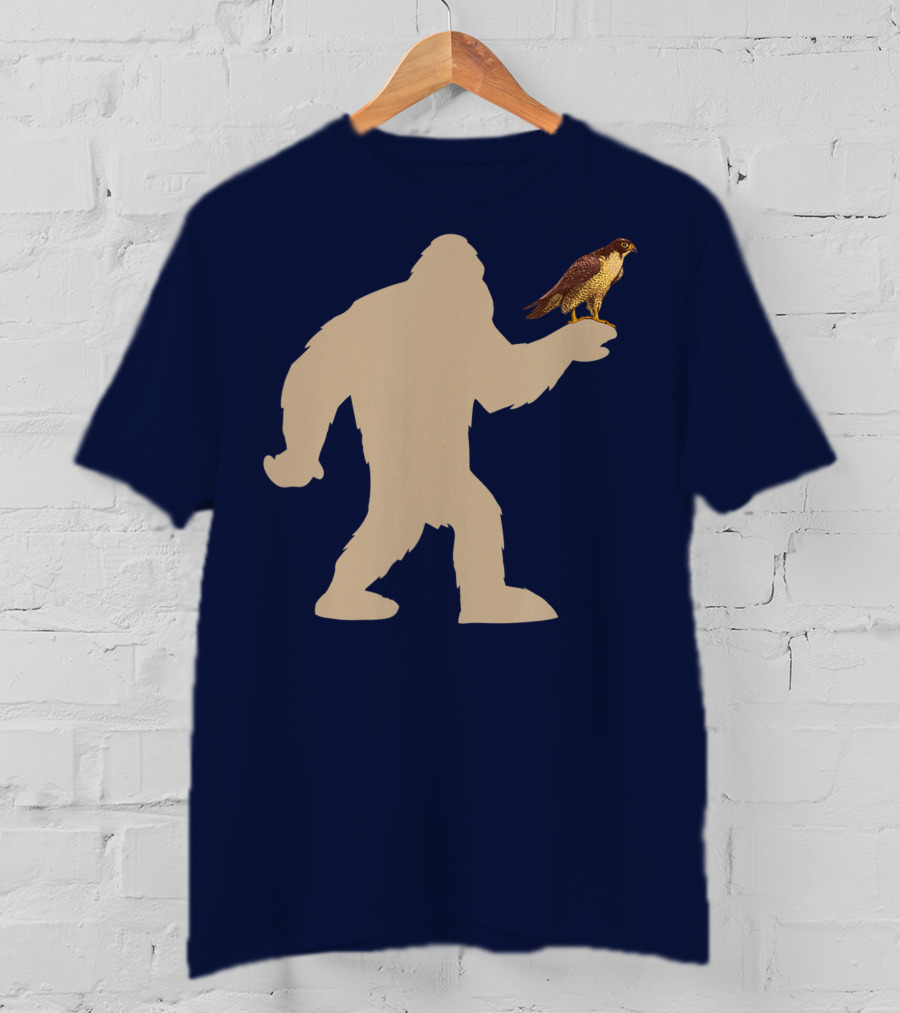 Peregrine Falcon Bigfoot Bird Falcon Animal T-Shirt