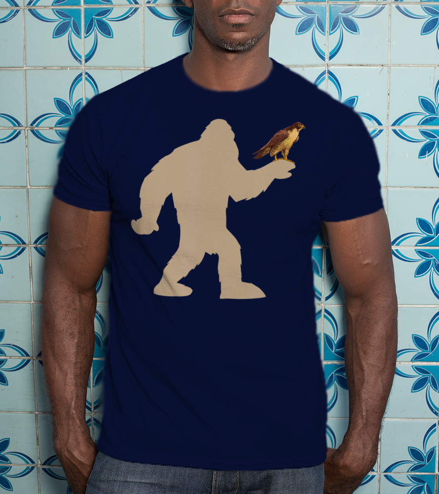 Peregrine Falcon Bigfoot Bird Falcon Animal T-Shirt