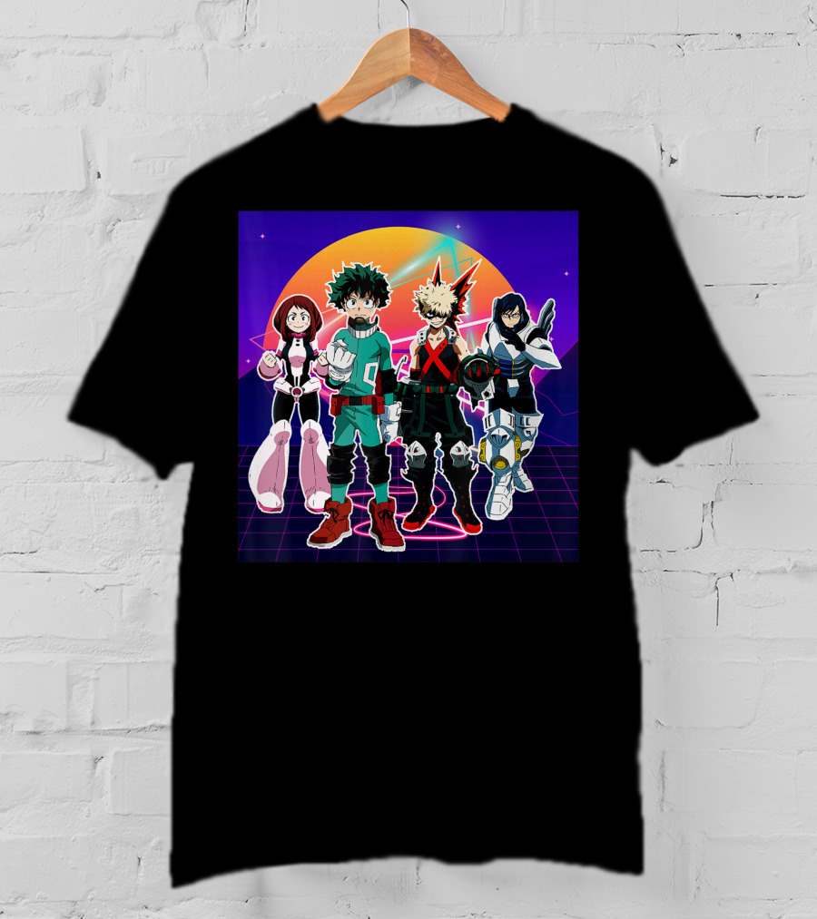 All Together Academia Heroes Essential Manga Series Outfits T-Shirt