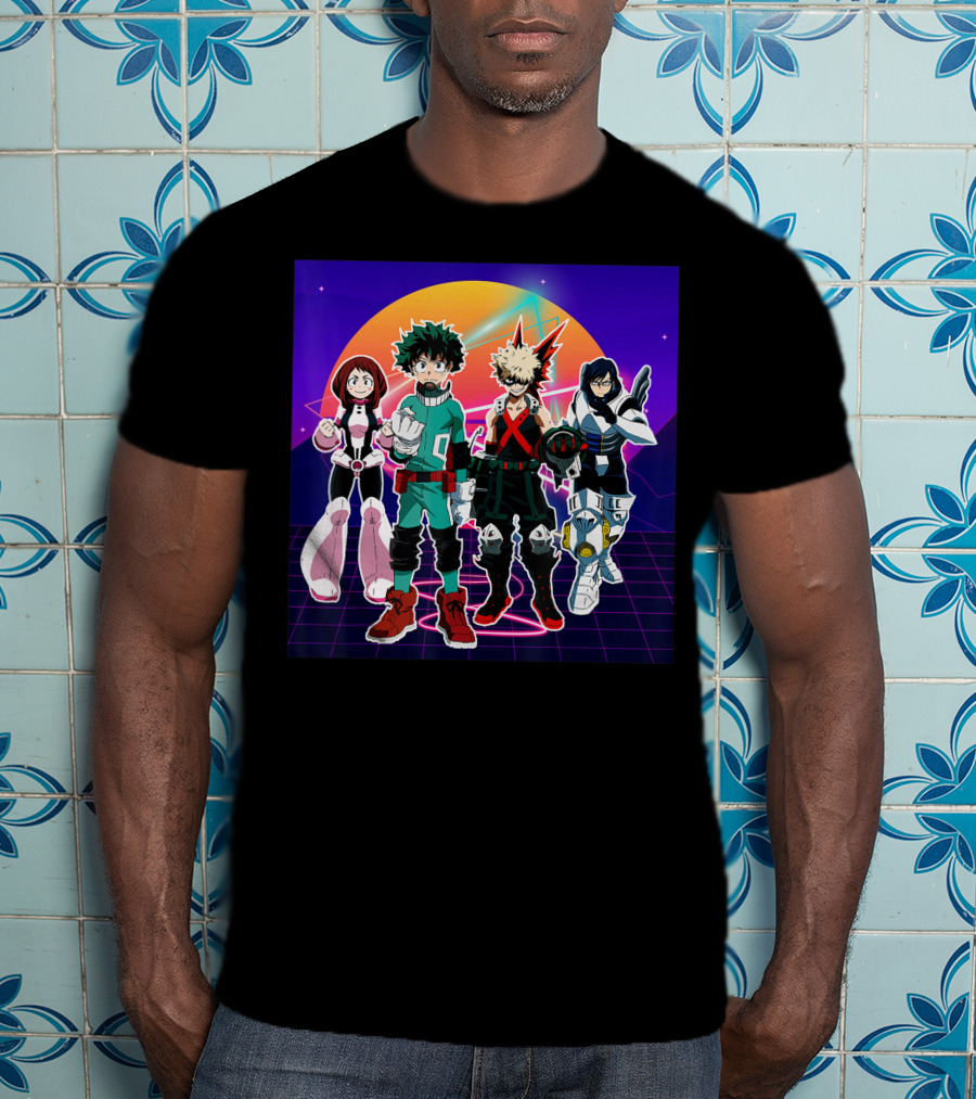All Together Academia Heroes Essential Manga Series Outfits T-Shirt
