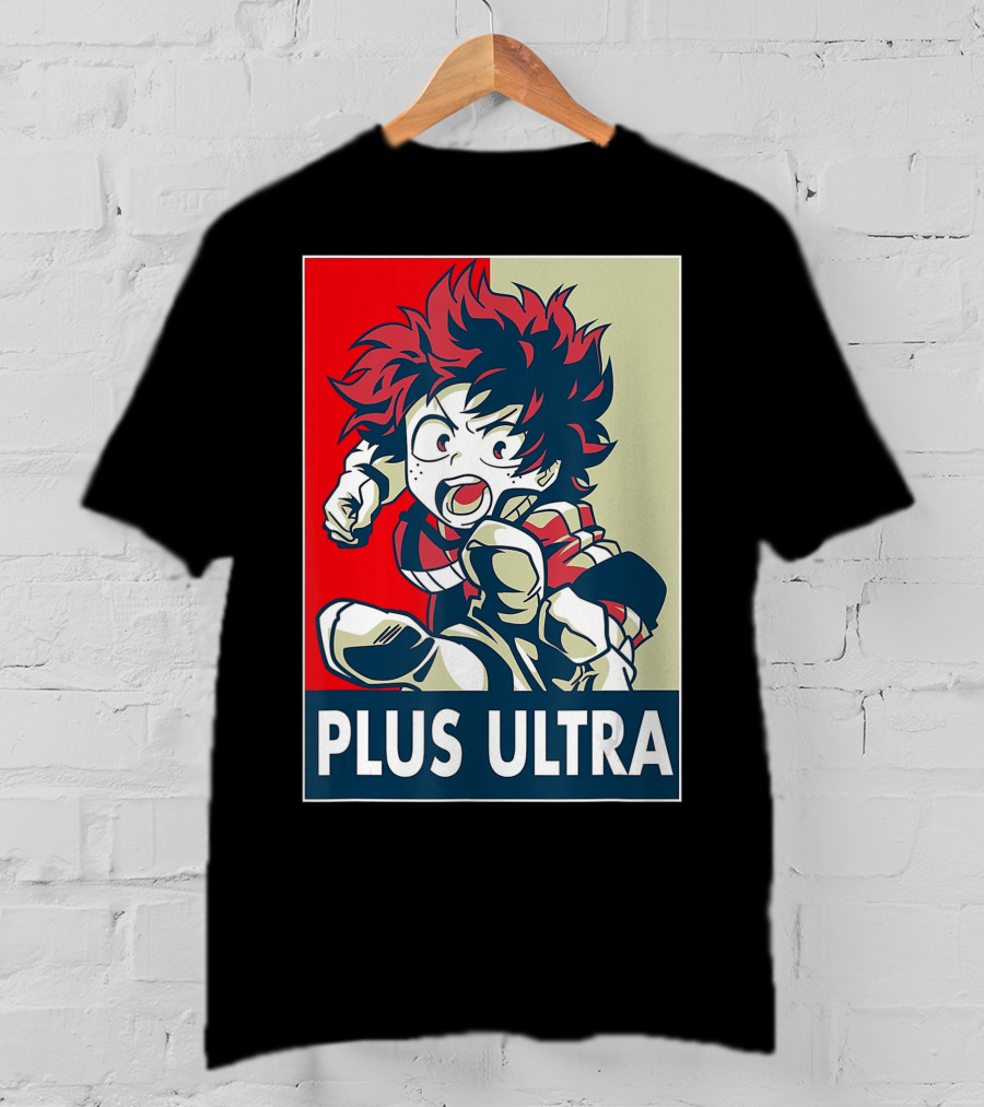 Plus Ultra My Hero Academia Manga Anime Hero T-Shirt
