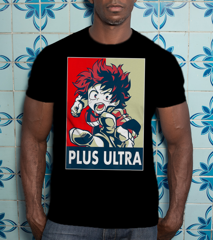 Plus Ultra My Hero Academia Manga Anime Hero T-Shirt