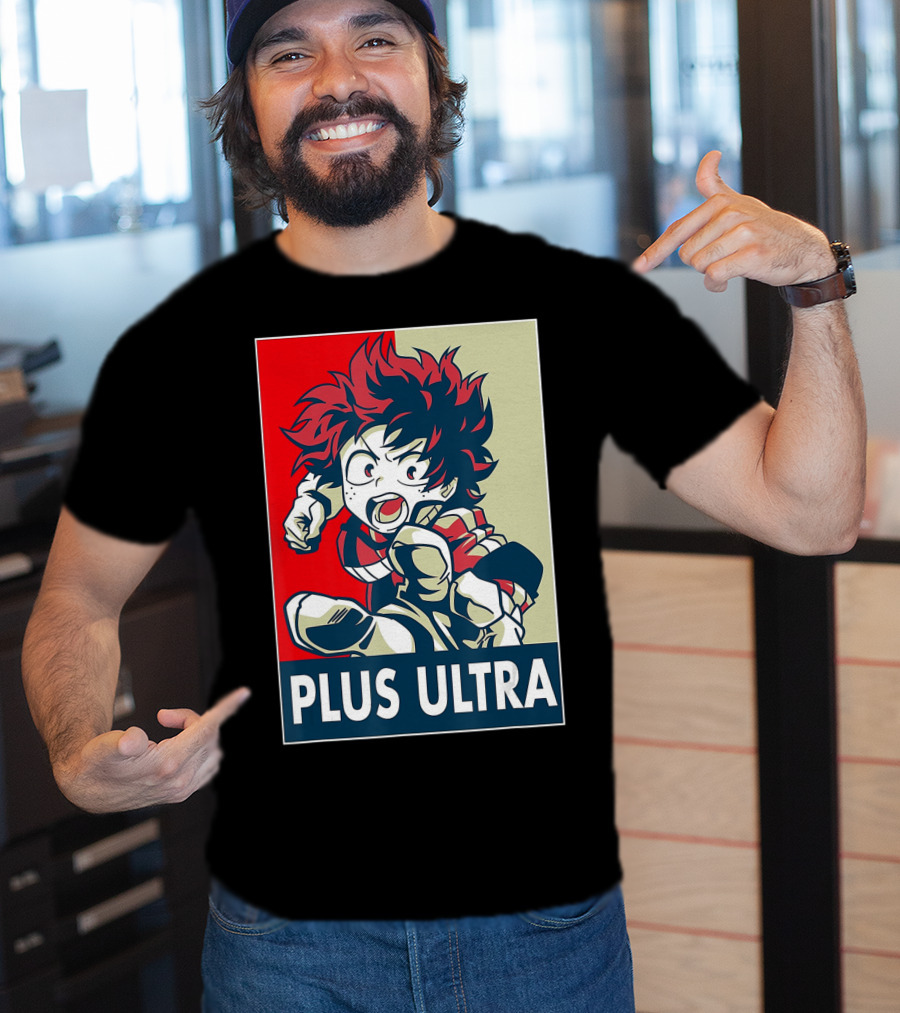 Plus Ultra My Hero Academia Manga Anime Hero T-Shirt