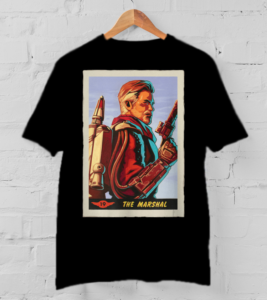 Star Wars The Mandalorian The Marshal Trading Card 19 T-Shirt