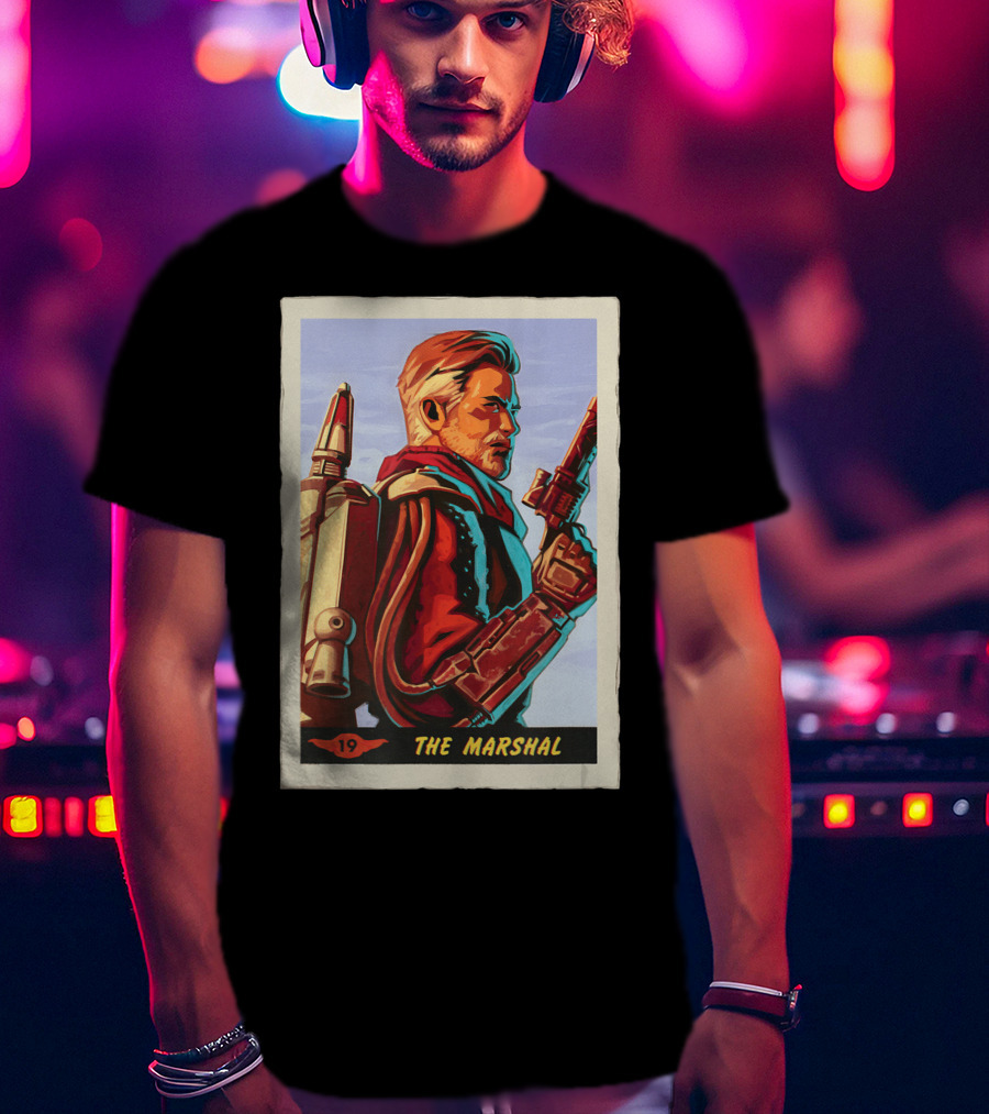 Star Wars The Mandalorian The Marshal Trading Card 19 T-Shirt
