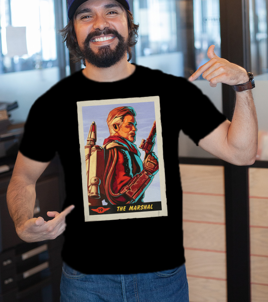 Star Wars The Mandalorian The Marshal Trading Card 19 T-Shirt