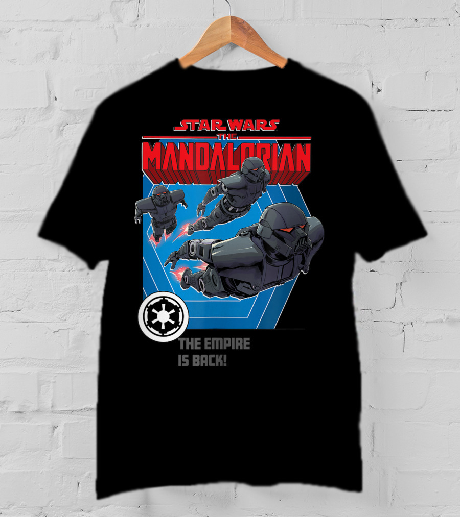 Star Wars The Mandalorian The Empire Is Back Bounty Hunter Stormtroopers T-Shirt