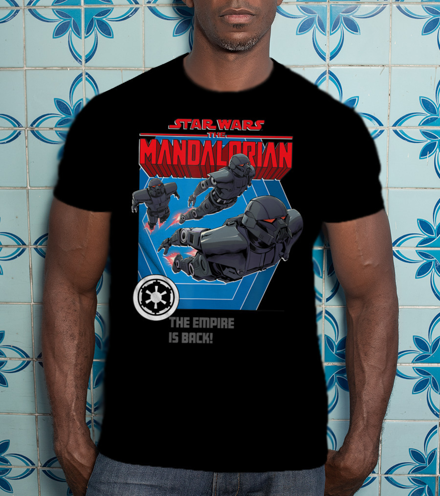 Star Wars The Mandalorian The Empire Is Back Bounty Hunter Stormtroopers T-Shirt