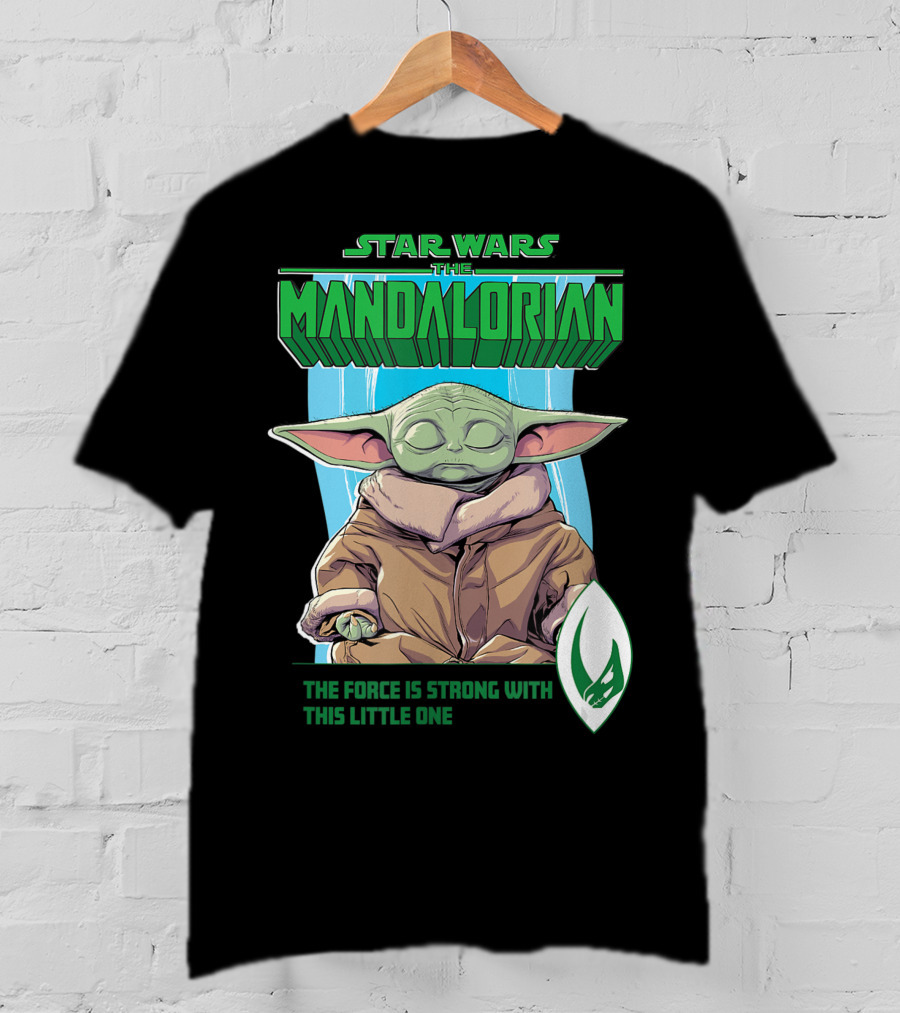 Star Wars The Mandalorian Grogu The Force Is Strong With This Little One T-Shirt